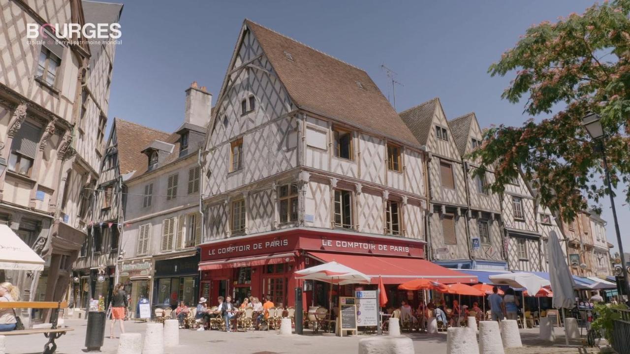 L'Annexe D'Auron, Charmant F2 Au Coeur De Bourges Ngoại thất bức ảnh